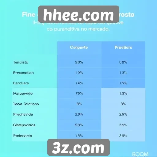 Desempenho de hhee.com em comparação com concorrentes